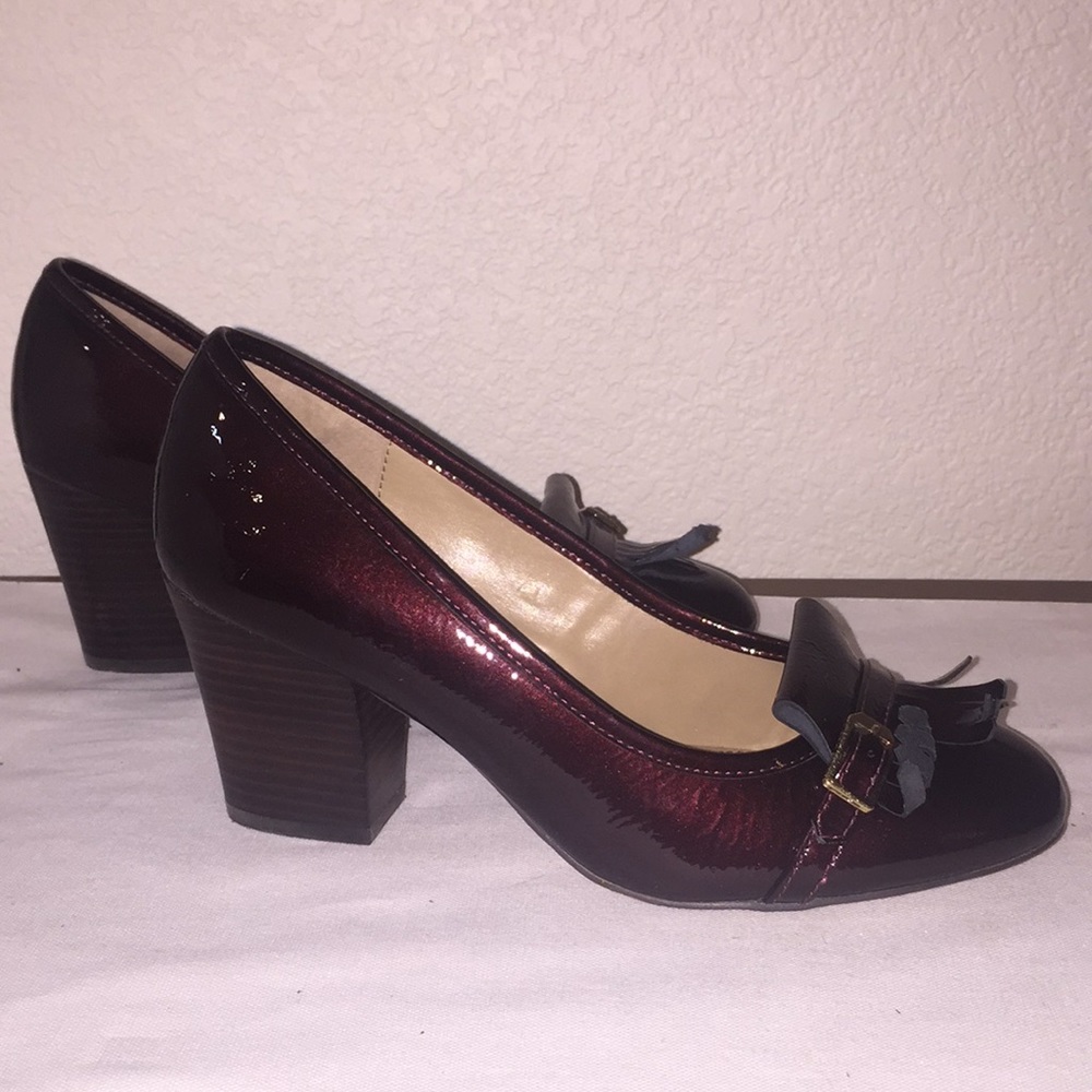 Isola burgundy high heels